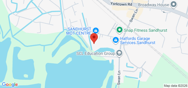 Map showing Tuk Tuk Sandhurst in Sandhurst